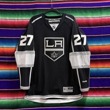 2014 Reebok LA Kings NHL hockey Martinez black jersey men's large