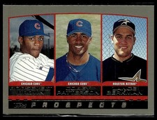Brown / Corey Patterson / Lance Berkman *ROOKIE CARD* (RC) 2000 Topps #207. rookie card picture