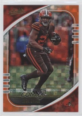 2020 Panini Absolute Orange Mosaic 8/149 Nick Chubb #30 0w94