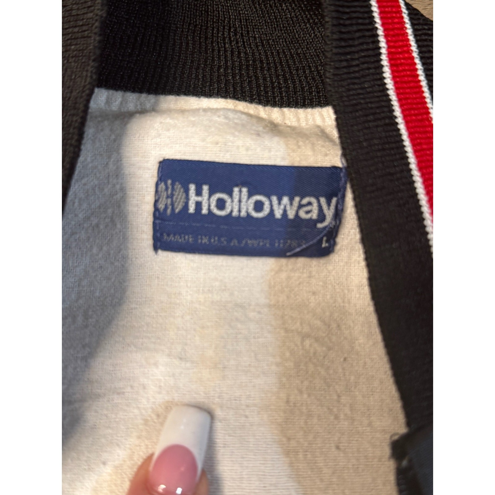 Vintage Holloway GLEN OAKS Queens Alliance Champs 2000 Baseball 1/4 Zip Jacket L image 3
