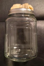 Dog Treet Jar With Screw On Lid