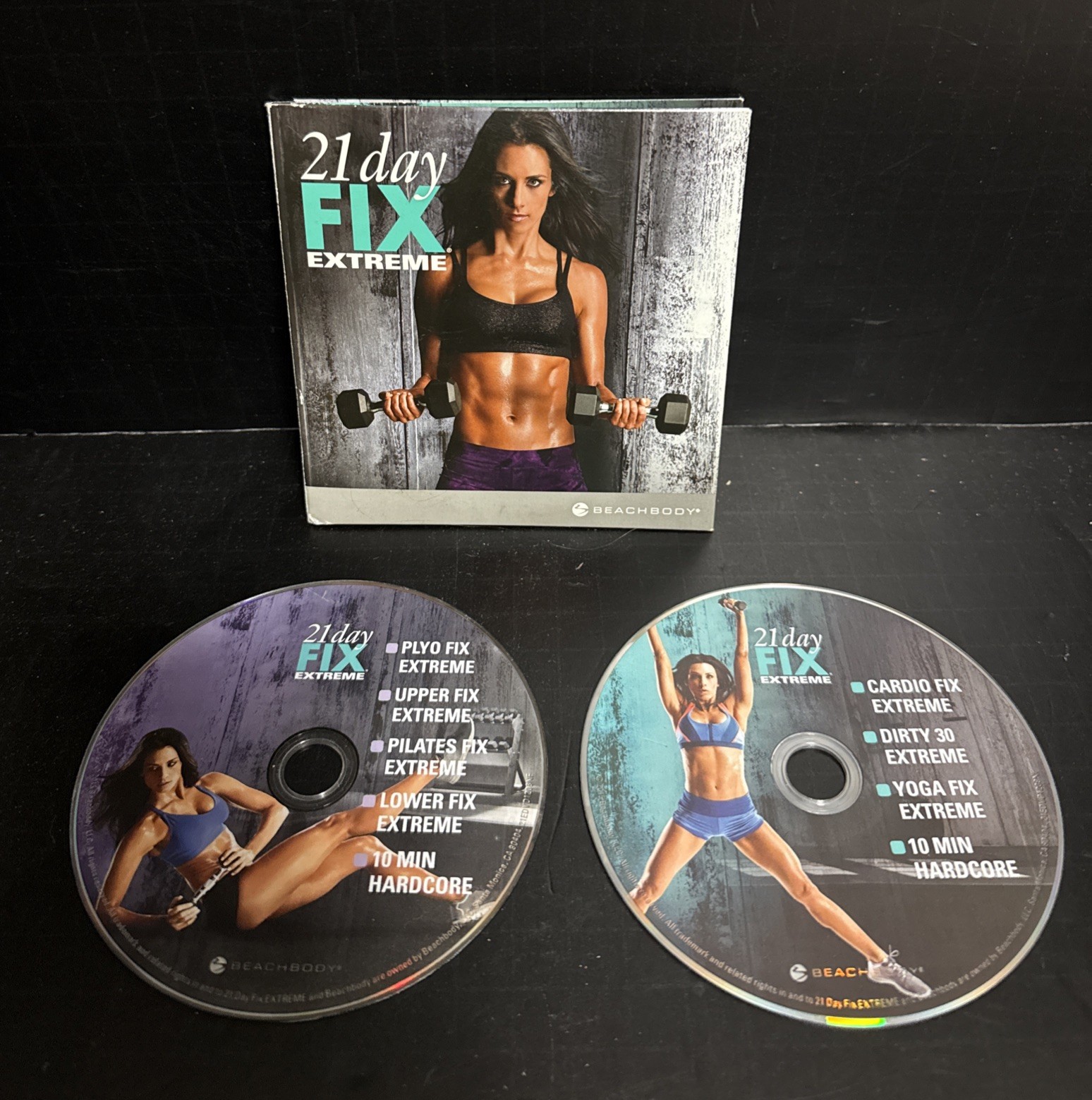 21 Day Fix Extreme Beachbody Complete Workout 2 Disk DVD Set