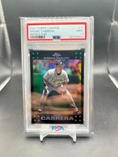 2007 Topps CHrome Miquel Cabrera Refractor PSA 9