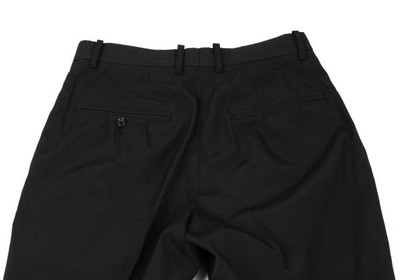 ゥリ坊NO.153 Mサイズ Yohji Yamamoto POUR HOMME Poly Rayon Two Tuck Pants Size S(K