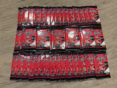 (Lot of 50) Panini Absolute 2025 NFL Trading Cards Football 5 Card Packs - NEW