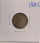 1909-S San Francisco Lincoln Head Wheat Cent Penny Semi Key Date
