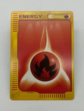 Fire Energy Japanese Pokemon Common Card E-Card Series  Fire Energy NM