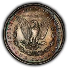 1898-O $1 Morgan Silver Dollar - PQ Deep Rainbow Toning - SKU-D7747