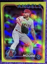 2024 Topps Update Series - Matt Moore #US182 Yellow Rainbow Foil