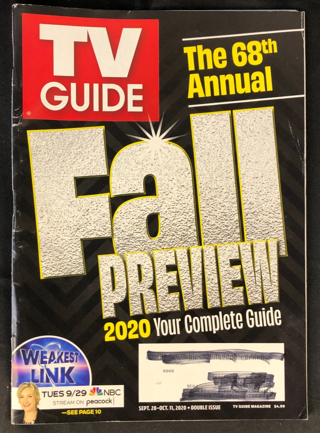 Tv Guide Layout 2000s TV Guide Lot of 17 Issues 1990s 2000's All Fall Preview Editions Pop ...