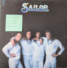 Sailor Self Titled Vinyl Record LP VG/VG EPC 80337 1974