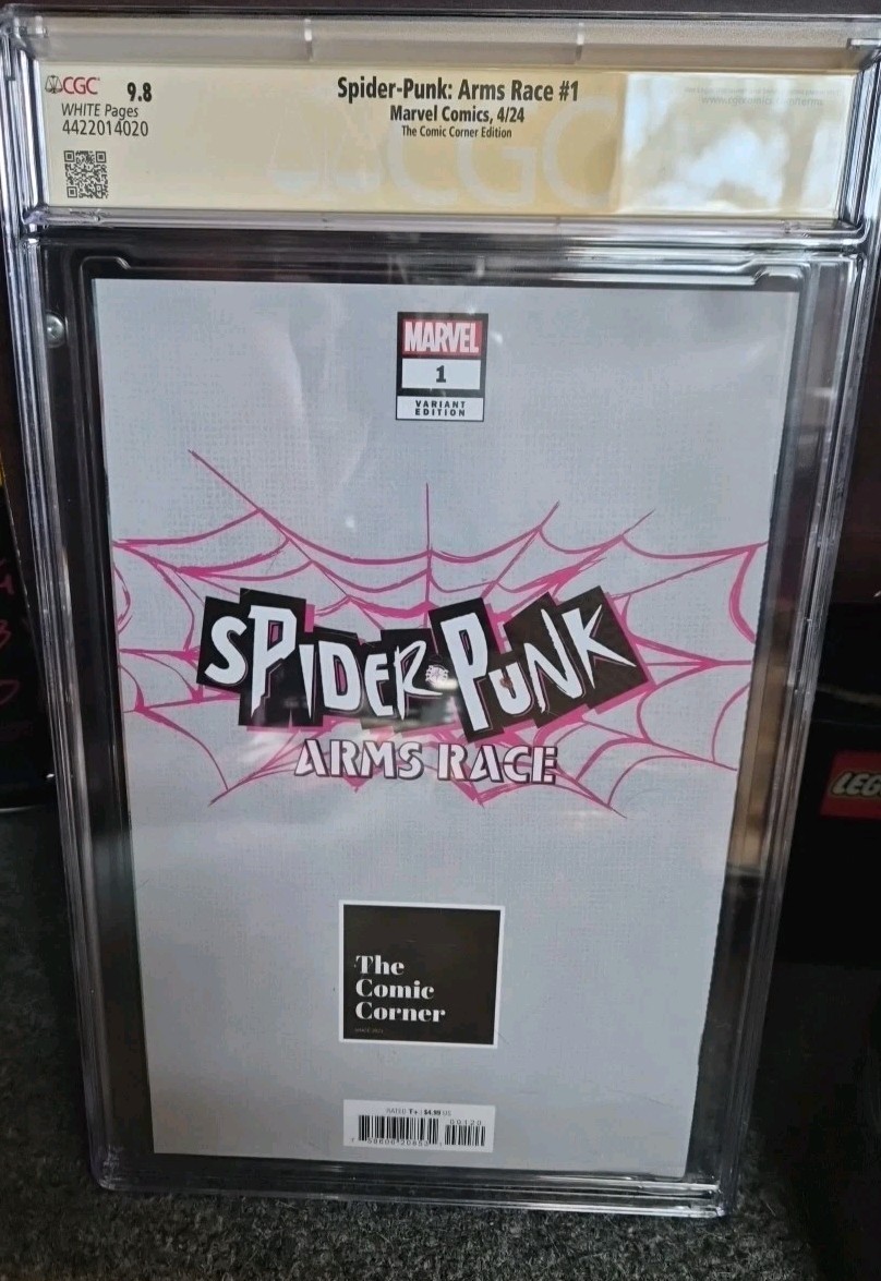 SPIDER-PUNK ARMS RACE #1 CGC 9.8 TAKASHI OKAZAKI VIRGIN LE500