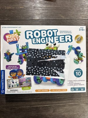 Thames & Kosmos Kids First Robot Engineer STEM Experiment Kit With Storybook NEW