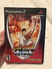 Street Fighter Alpha Anthology (Sony Playstation 2 Ps2) w/ Manual TESTED CAPCOM