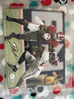 D'Andre Swift Signed Georgia Bulldogs 8x10 Football Photo AUTO BECKETT COA