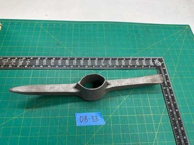 Vintage 19'' Long Railway Pick Axe Head Tool Steam Bunk Double- Sided