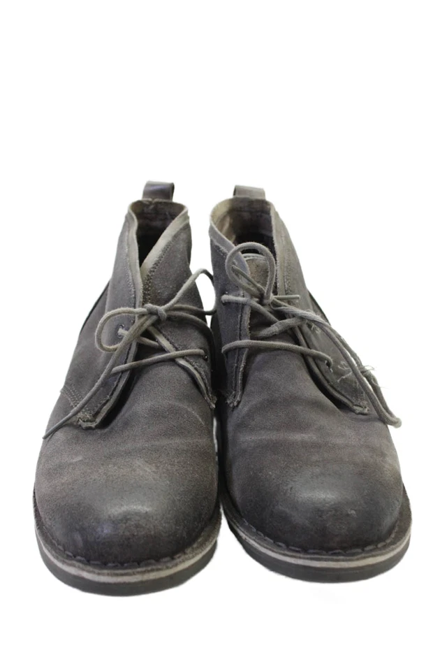 Marc New York Andrew Marc Hombres Gamuza Cordones Botines Gris Talla 8 Foto 2 de 4