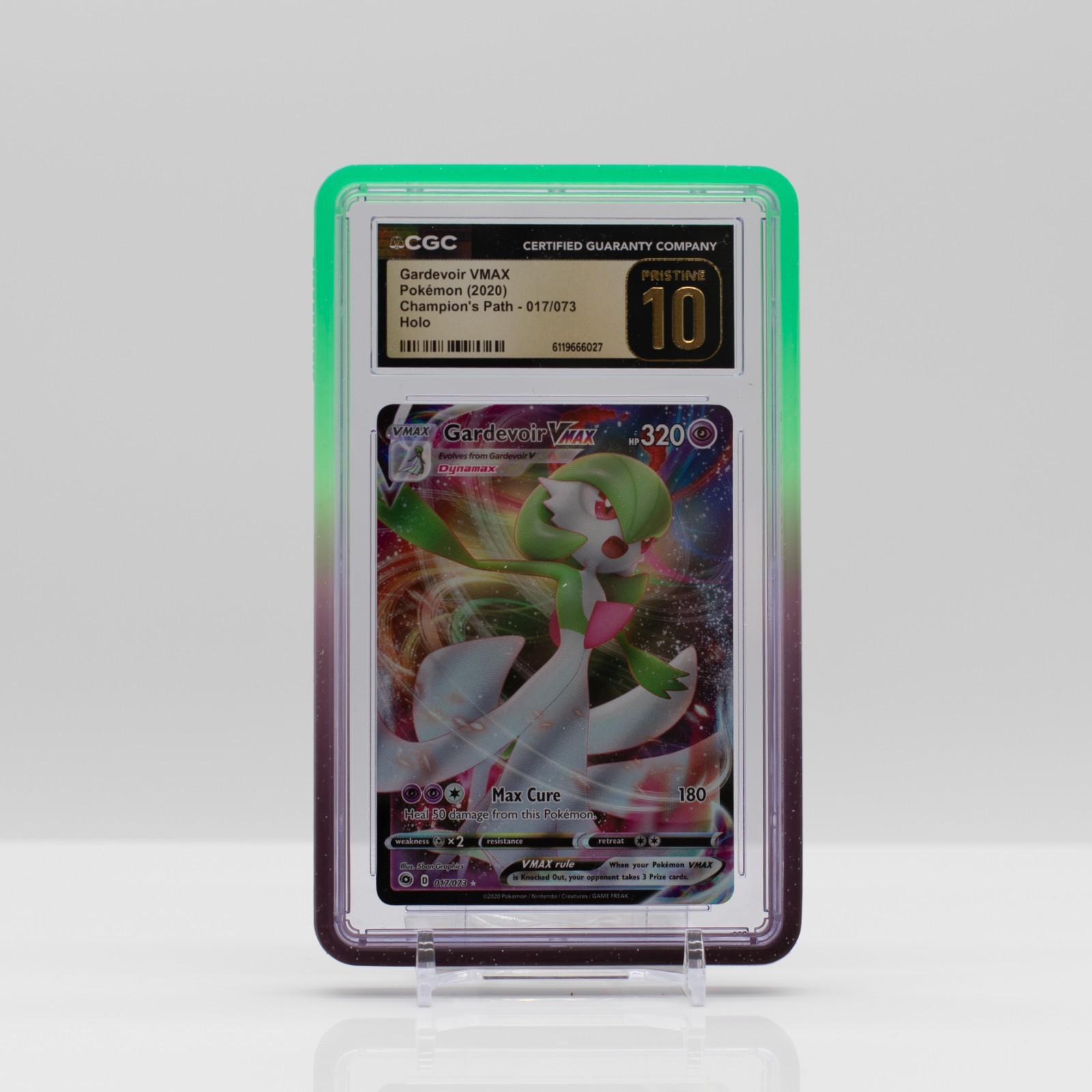 Pokemon Gardevoir VMAX #017/073 Champion's Path 2020 - CGC 10 PRISTINE