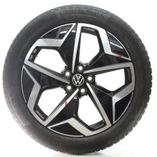 VW ID.3 E11 Winterräder Andoya Schwarz Glanz Conti 215/50R19 DOT24 10A601025/H