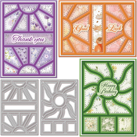SpleißEn Von Rechteckigen Hintergrundplatten Stanzformen FüR Diy Scrapbooking Me