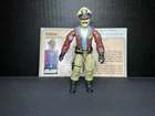 1985 Gi Joe USS Flagg Admiral Keel Haul w/ Filecard NO gun Original Great Shape!