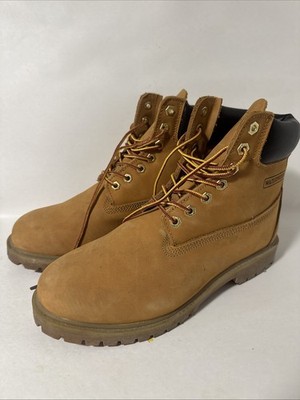 ZANCO MEN'S WATERPROOF 6'' WORK BOOT LEATHER SUEDE WHEAT SIZE 10