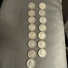 Lot Of  15 90% Roosevelt Silver Dimes