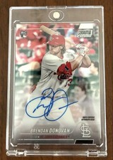 Brendan Donovan Signed Baseball Card Cardinals Auto RC Authentic MLB Trading