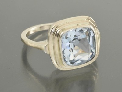 ART DECO Ring 835er Silber  signiert TUORNA + Laurin Punze 30er Jahre