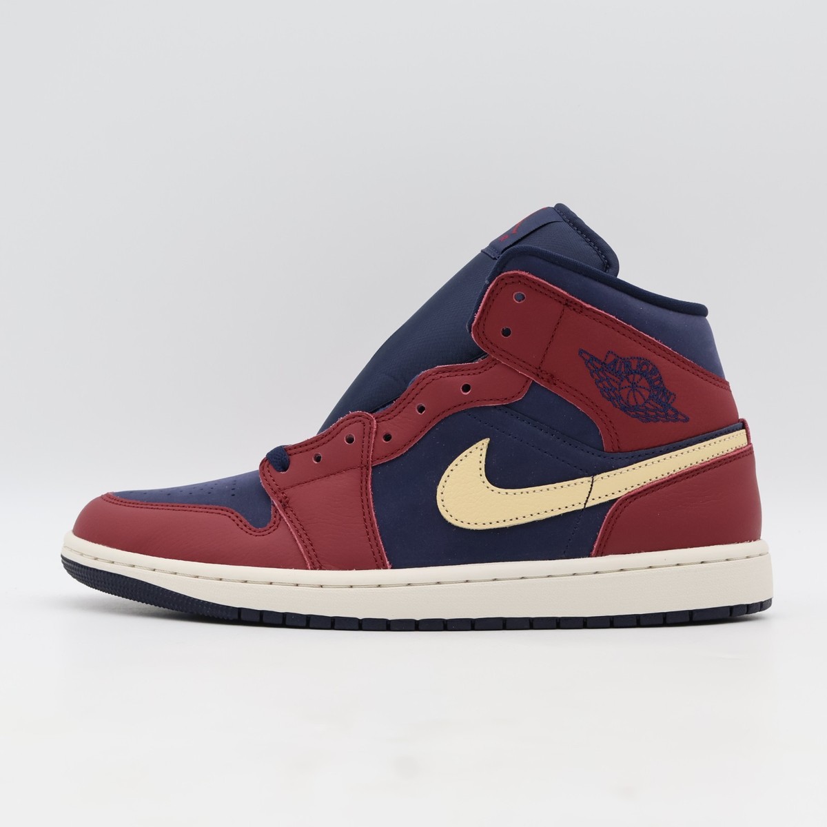 IO7449-600 Nike Air Jordan 1 Mid Team Red (Men's) | eBay