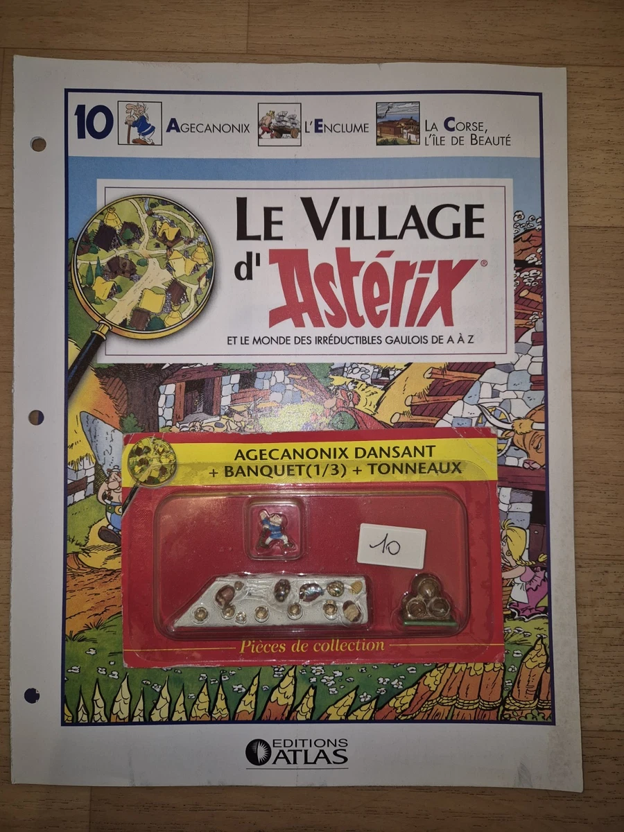 Collection Complète Le Village D'Astérix - Figurines Plomb Atlas 2005 - 60 Pièces