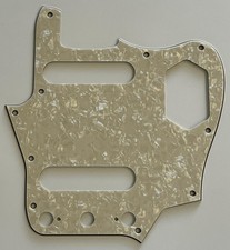 For Fit Fender US Classic Player Jaguar Style Guitar Pickguard Ivory White Pearl