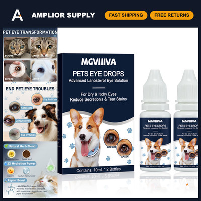 Cataract Eye Drops for Dogs & Cats - Natural Infection Treatment, Cloudy Eyes Re