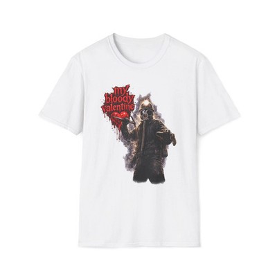 VINTAGE My Bloody Valentine Movie T-Shirt White Classic Slasher Horror BTH93