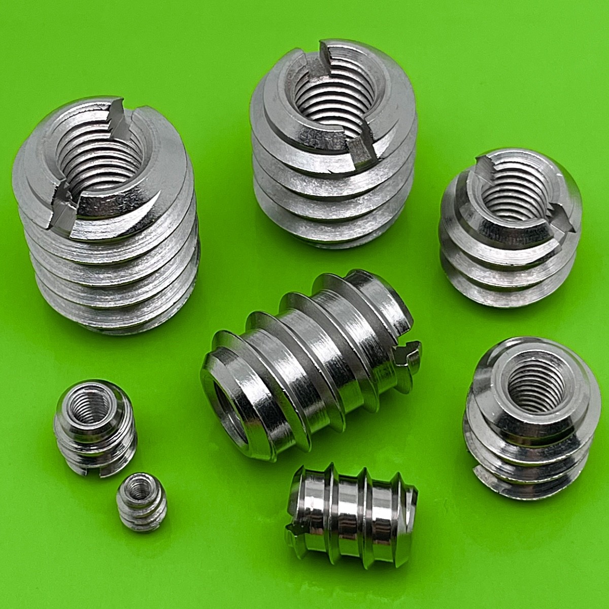 EINSCHRAUBMUTTER EDELSTAHL A2 EINSCHRAUBMUFFE SCHRAUBDÜBEL GEWINDEEINSATZ HOLZ