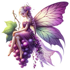 Durable Weatherproof Fall Fairy Vinyl Decal Handmade UV Coated Outdoor Indoor