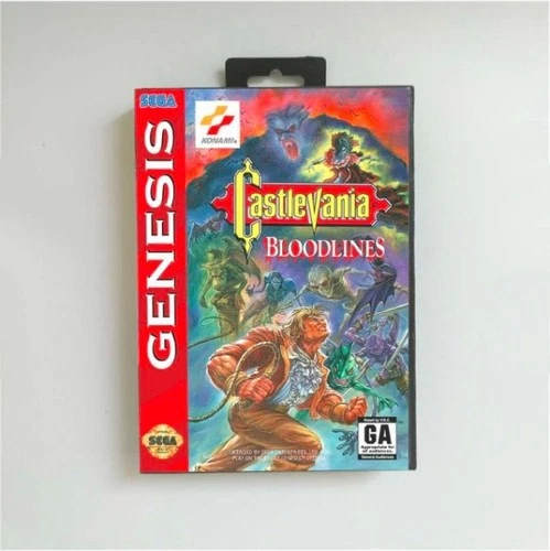 Castlevania : Bloodlines - ROM Video Game Console Card Cartridge for GENESIS
