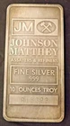 Johnson Matthey Assayers & Refiners 10 Troy Ounces of Fine 999 Silver Bar