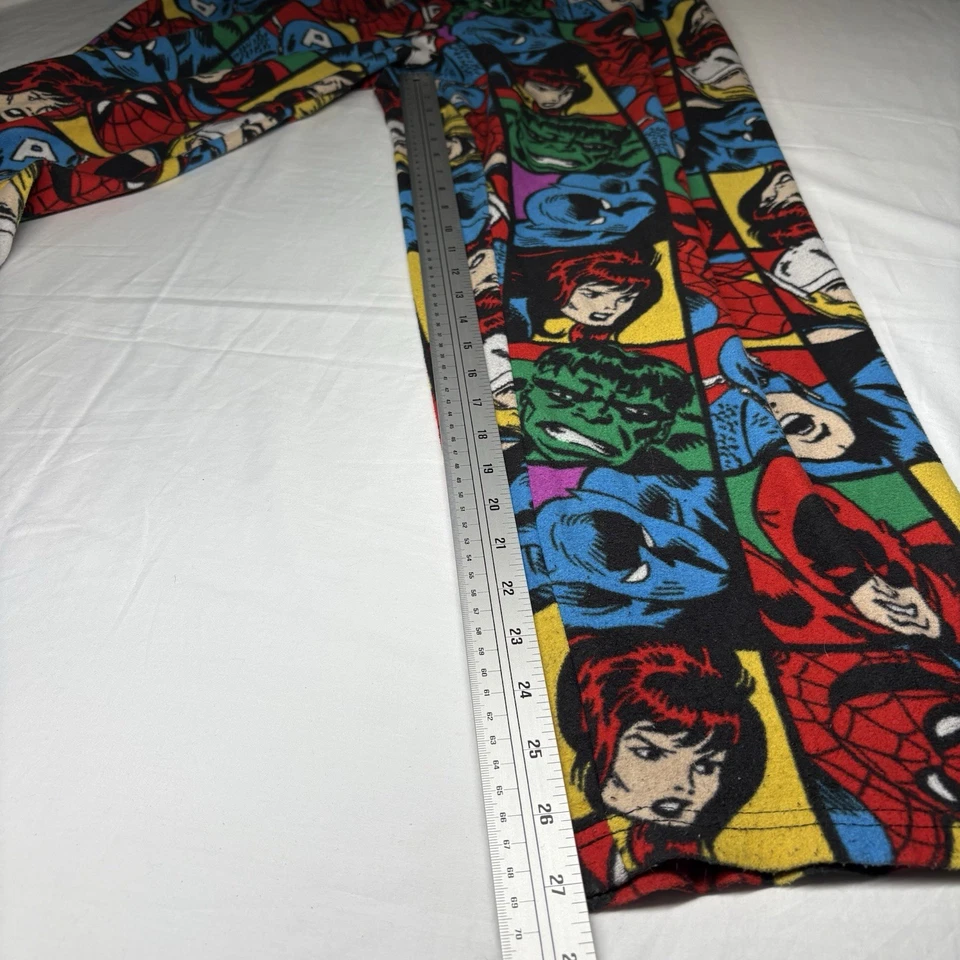 漫威漫画女式大号休闲睡衣裤子超级英雄脸涤纶 — 第 4/4 张图片