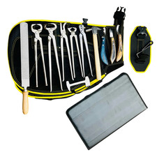 Farrier Tool Kit with Apron   Horse Hoof Care Set for Trimming  Shoeing