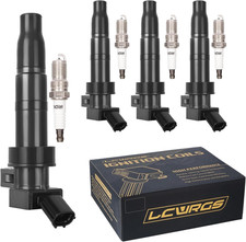 4 Ignition Coils Spark Plugs Hyundai Sonata 11-14 Kia Optima Sorento 11-15 2.4L