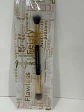 Belle Beauty Dual Ended Eyeshadow Brush by Kim Gravel QVC Cruelty Free SEALED FS