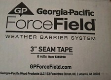 Georgia-Pacific Case Of 8 Rolls ForceField Seam Tape 3" x 180' 1365980