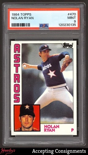 1984 Topps #470 Nolan Ryan HOUSTON ASTROS PSA 9 MINT
