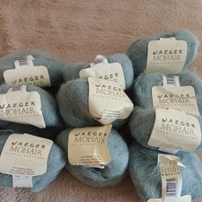  Jaeger VINTAGE Mohair 56% - 10 X 25 g  DK Balls, Pepermint ART J227 SHADE 509 