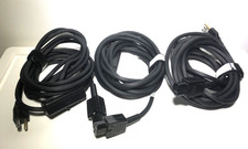 Lot of 3 - Lowel Flood Light Power Cord LL2126 125V 1250W w/ Switch Germany Made