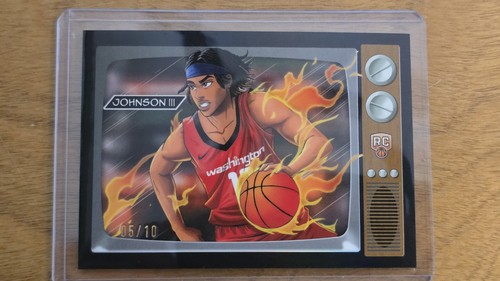 Tre Johnson III [Black] #NBA-A25 2025 Bowman NBA Anime card