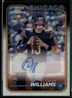 2024 Topps Chrome Caleb Williams Variation Auto RC #RA-CWI Chicago Bears