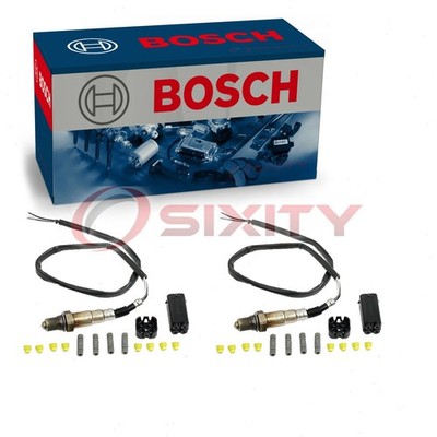 2 pc Bosch Downstream Oxygen Sensors for 2009-2015 BMW 750Li 4.4L V8 O2 ba
