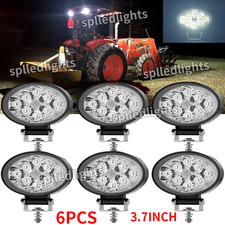 6pcs Oval Led Work Lights Headights Fit For John Deere Kubota Case Ih Ag-chem